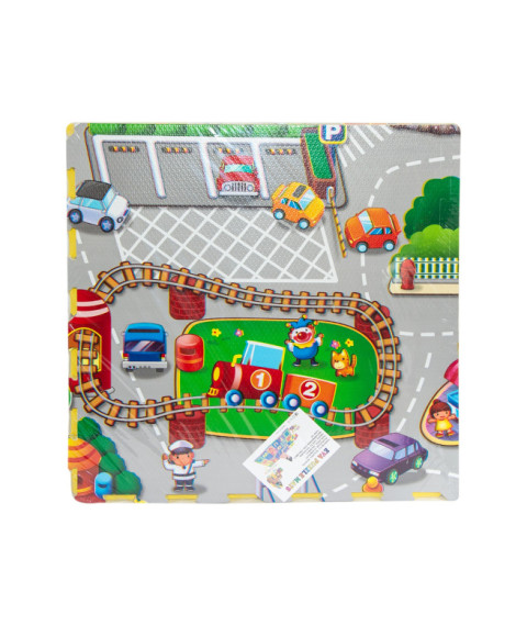 Covoraș puzzle Autostrada 61x61cm